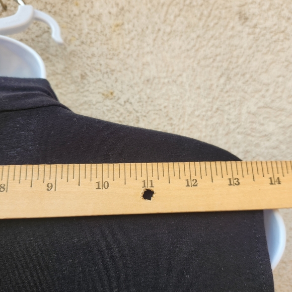 Eileen Fisher Women's Vest Small Black Whimsigoth Witchy Oversized Knit Pockets - Picture 9 of 10